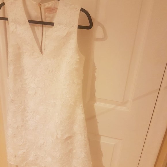 Ted Baker White Dress Lace - Picture 2 of 11